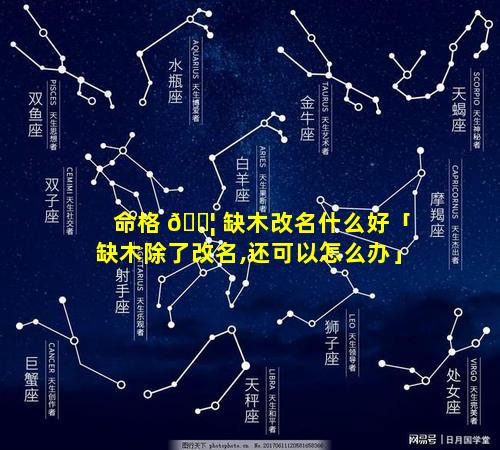 命格 🐦 缺木改名什么好「缺木除了改名,还可以怎么办」